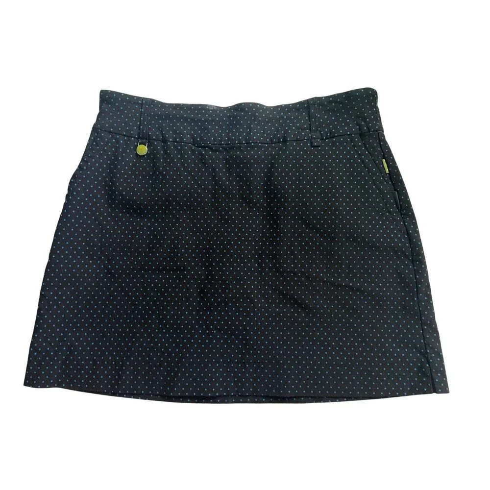 Swing Control Womens Master Core Golf Skort Size 14 Blue‎ Polka Dot Pickleball - Picture 2 of 14